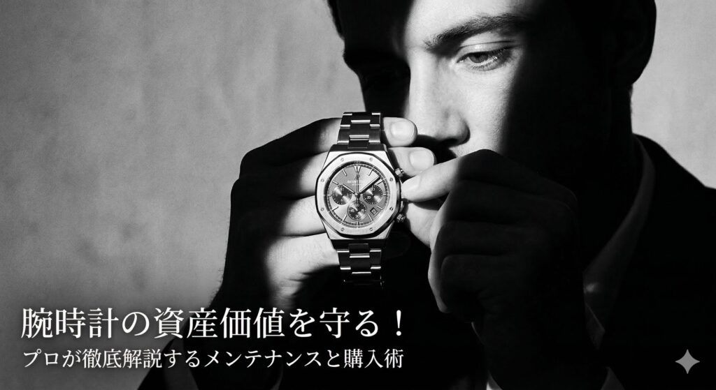 腕時計の資産価値を守る！正規店トミヤとGalo Watchesから学ぶ、プロが徹底解説するメンテナンスと購入術