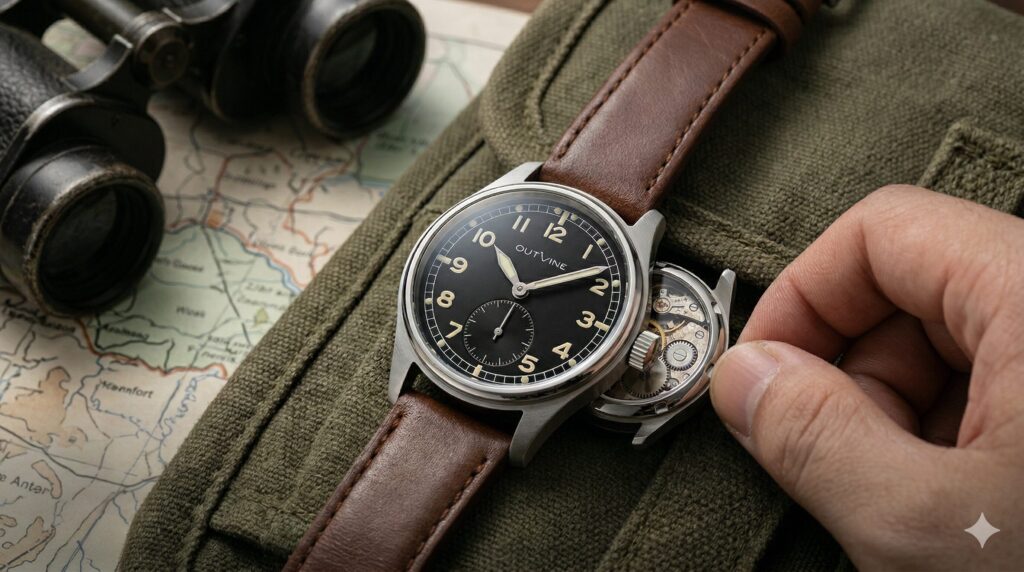 ミリタリーType1940の魅力とは?40年代軍用時計を完全再現した手巻き式の真髄